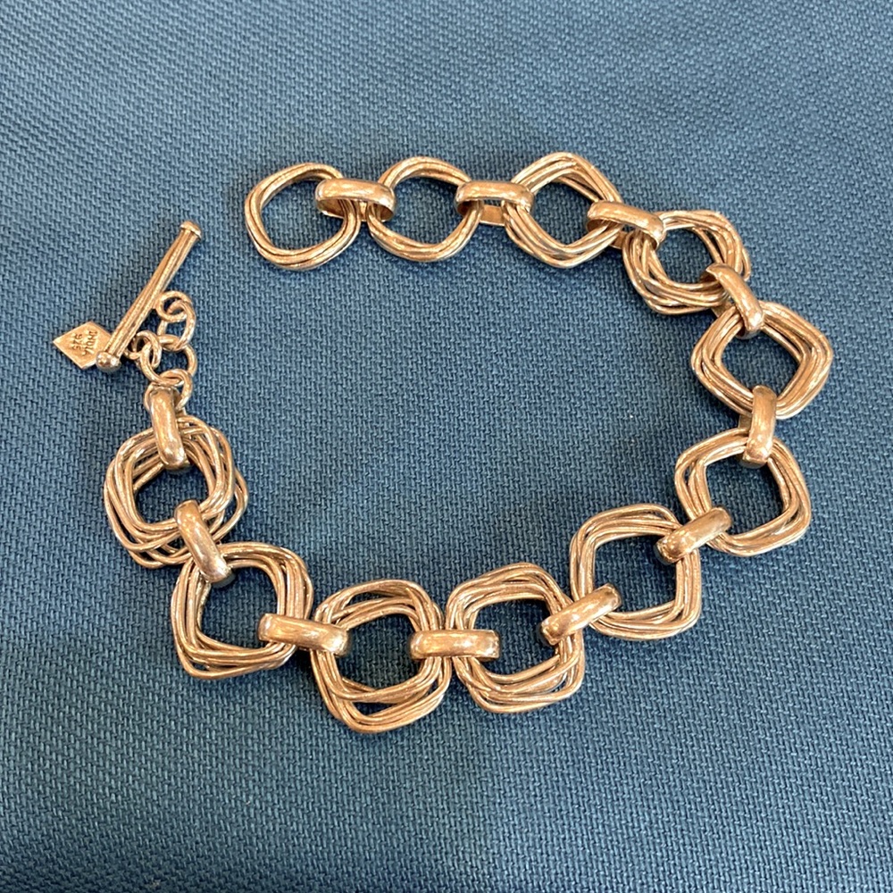 Silpada Sterling Silver Square Link Bracelet